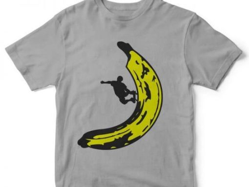 Banana Skateboard t shirt