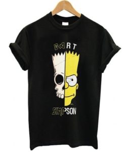 Bart Simpson Skull t shirt