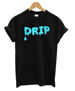 Blue DRIP t shirt