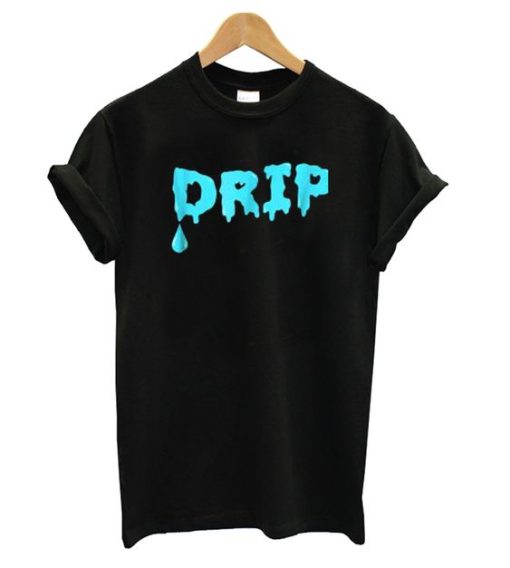 Blue DRIP t shirt