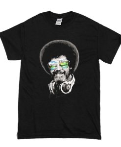 Bob Ross Artist Headphones Joy Of Painting t shirt