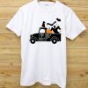 Women Truck 90s Happy Halloween Fall T shirt