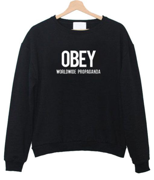 obey worldwide propaganda sweatshirt