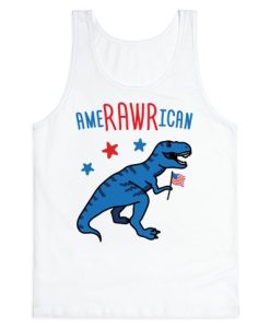 AmeRAWRican Dino Tank Top