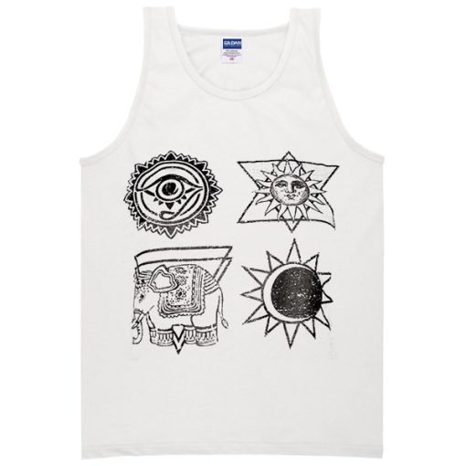 Ancient symbols tanktop