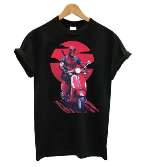 Deadpool Vespa T shirt