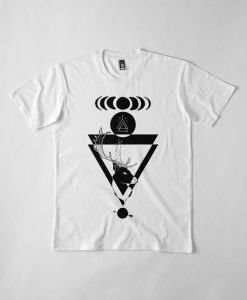 Deer Geometric Shapes t shirt