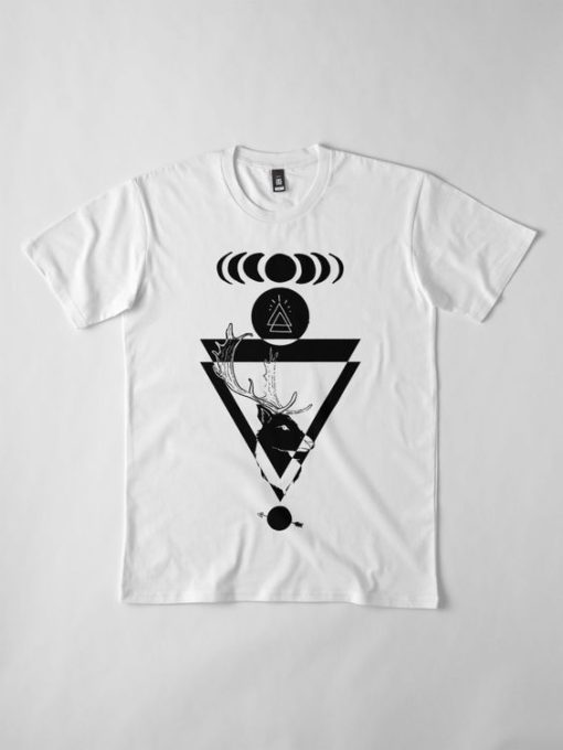 Deer Geometric Shapes t shirt