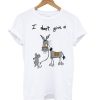 Don’t Give A Rats Ass Mouse Walking Donkey T shirt