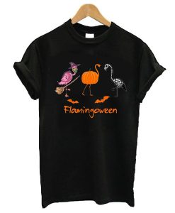 Flamingo Halloween Flamingoween t shirt