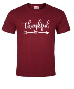 Thankful t shirt, Thanksgiving T Shirt, Cute Thankful heart t-shirt