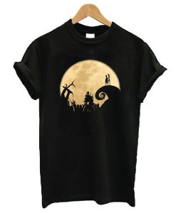 The Jack Skellington Moon t shirt