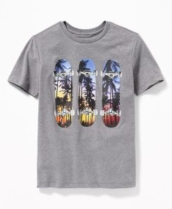 Three Skateboard t shirt