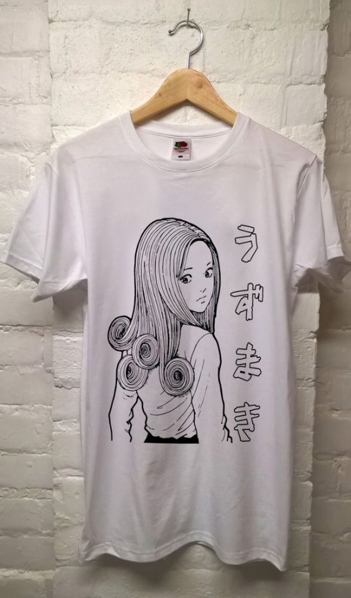 Tomie Junji Ito Uzumaki t shirt