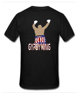 Tyson Fury Gypsy King t shirt back