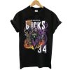 Warren Lotas Milwaukee Bucks Basketball t shirt