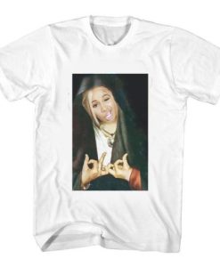 cardi b art tshirt