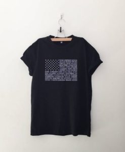 4th of July American Flag T Shirt