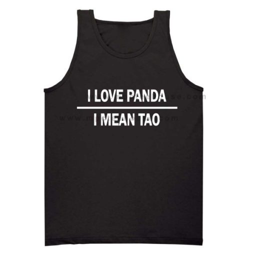 Exo I Love Panda Tank Top