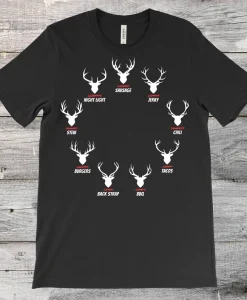 Funny Deer Bow Hunting Santa Hunter Gift T-Shirt