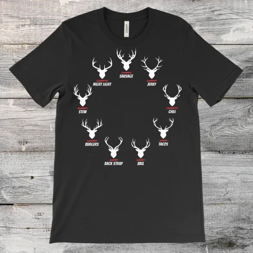 Funny Deer Bow Hunting Santa Hunter Gift T-Shirt