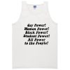 Gay Power Women Power Black Power Student Tanktop