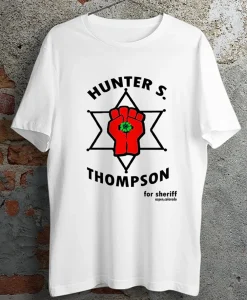 Hunter S Thompson T Shirt Poster ideal gift present Tee