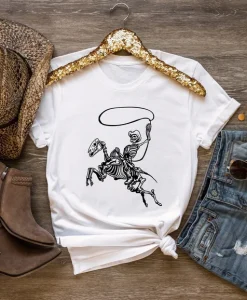 Skeleton Hunter Cowboy TShirt