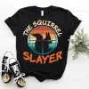 The Squirrel Slayer Vintage Retro Hunter T-Shirt