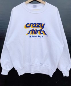 Vintage Hawaii Surf, Crazy Shirt Surf Wear Big logo Hawaii Sweatshirt