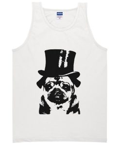 bulldog magician hat Tanktop