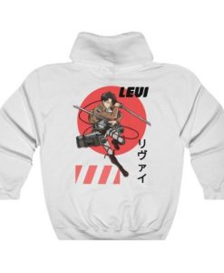 Attack on Titan Levi Ackerman Hoodie Back