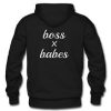 BOSS X BABES HOODIE BACK