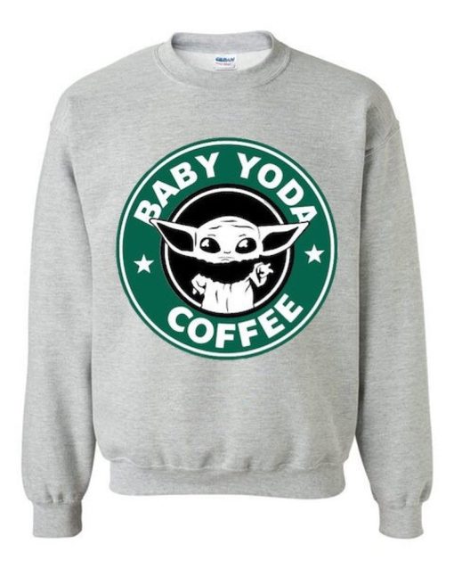 Baby Yoda Coffee Sweatshirt