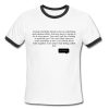 Loving others always costs us something and requires effort Ringer Shirt