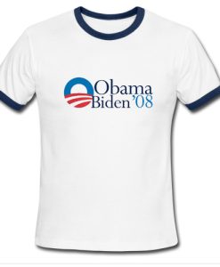 Obama biden 08 Ringer Shirt