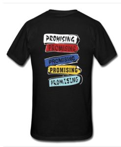 Promising Letter t shirt back