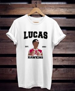 Stranger Things season 4 Characters Lucas t shirt