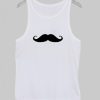 mustache tank top