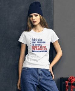 Abraham Lincoln Quote Shirt Quotes on Freedom and Slavery t-shirt