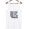 Sweat dries Blood clots Tanktop