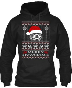 Ugly Christmas Merry Pawsmas Hoodie