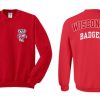 Wisconsin Badgers Logo Sweatshirt Twoside