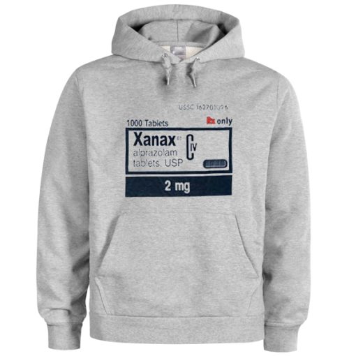 Xanax 2 mg white color Hoodie