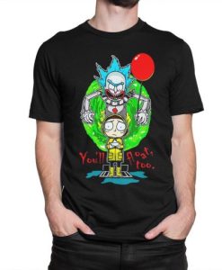 You’ll Float Too Rick Sanchez x IT Combo T-Shirt