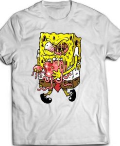 Zombie Spongebob Square Pants T Shirt