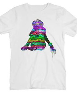 Aesthetic Glitch Anime Girl T-Shirt