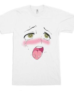 Ahegao Girl Face T-Shirt