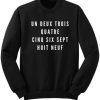 Un Deux Trois Eliza Hamilton Sweatshirt