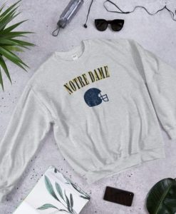 Vintage Notre Dame Football Crewneck Sweatshirt